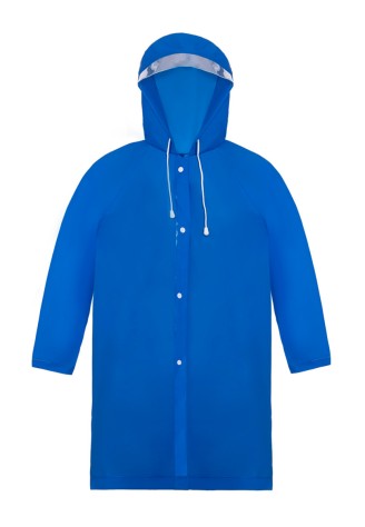 Плащ детский синий