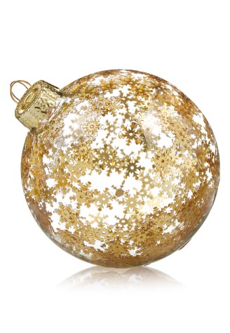 Шар ёлочный маленький прозрачный