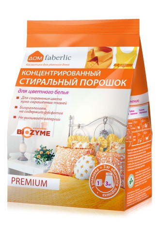 Концентрированный стиральный порошок для цветного белья