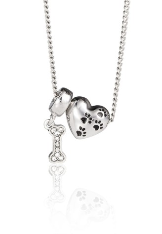 Кулон «Сердце и косточка»