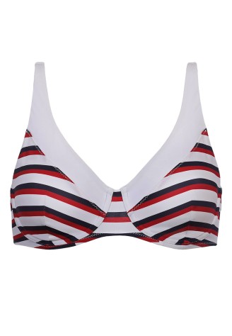 Лиф мягкий на косточках с морским принтом