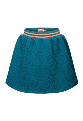 Трикотажная юбка для девочки, цвет «темная лазурь»