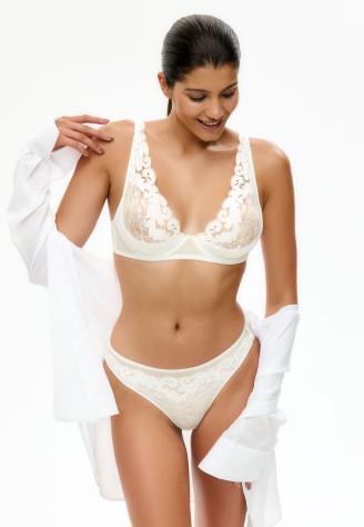 Трусы слипы, цвет слоновая кость