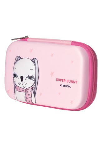 Пенал Bunny, цвет розовый