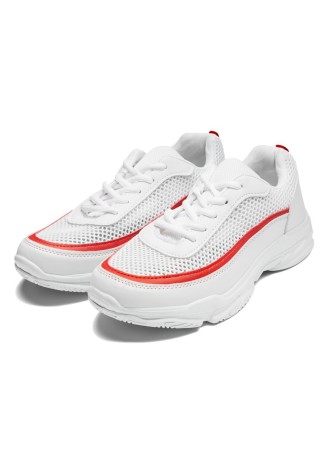 Кроссовки «Лайн», цвет бело-красный