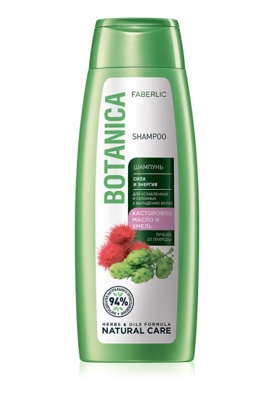 Шампунь «Сила и энергия» Botanica, 400 мл