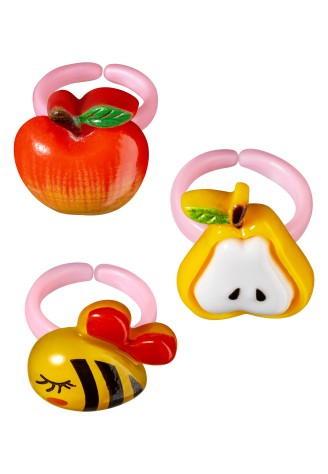 Набор детских колечек Glam Kitty «Фруктовый сад»