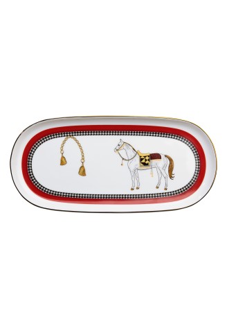 Сервировочная тарелка «Фортуна», белая