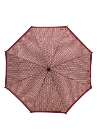 Зонт-трость, цвет бордово-бежевый