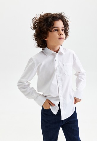 Рубашка с вышивкой для мальчика