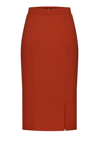 Юбка из крепа, цвет тёмно-красный