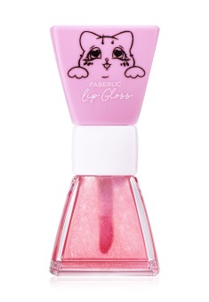 Сияющий блеск для губ «Клубничный бантик» Glam Kitty