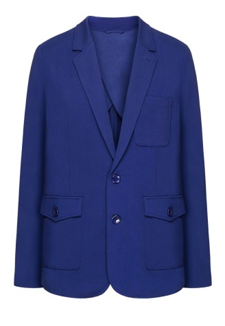 Трикотажный пиджак для мужчины, цвет темно-синий