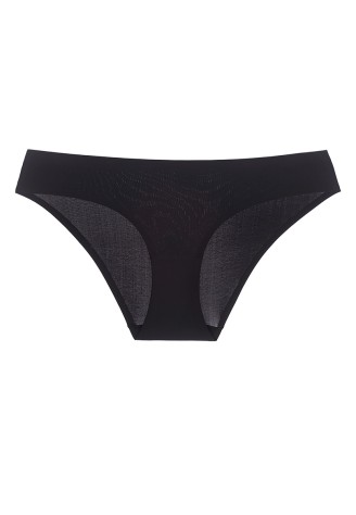 Трусы-слипы бесшовные из микрофибры, цвет чёрный