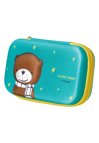 Пенал Teddy, цвет бирюзовый