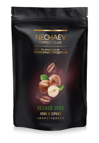 Кофе жареный с ароматом лесного ореха в зернах