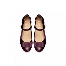 Туфли Classic для девочек, бордовые
