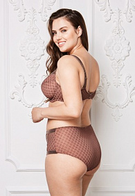 Бюстгальтер на косточках «Орли», цвет какао