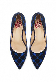 Туфли Starry черно-синие