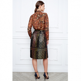 Юбка для женщины, цвет золотой