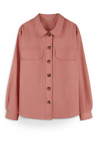 Рубашка, цвет пыльно-розовый