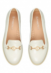 Лоферы для девочек Marie, цвет ванильный