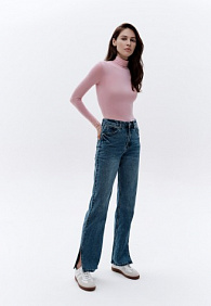 Водолазка, цвет розовый