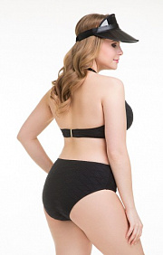 Плавки с завышенной талией, черные
