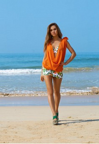 Пляжная юбка «Карибиана», мультицвет