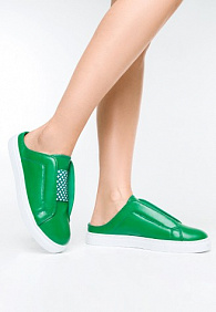 Кеды «Текна», цвет зелёный