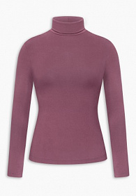 Женская водолазка, цвет пурпурный