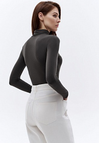 Водолазка, цвет серый меланж