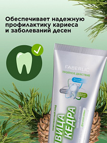 Кислородная профилактическая зубная паста «Живица кедра»