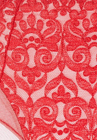 Трусы с завышенной талией «Эрмитаж» красные