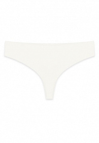 Бесшовные трусы танга, цвет слоновая кость