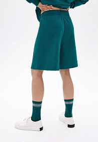 Шорты, цвет изумрудный