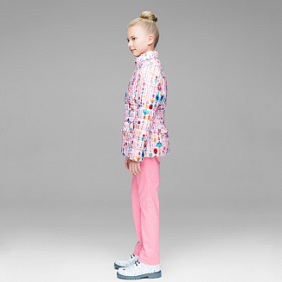 Куртка утепленная для девочки, цвет розовый