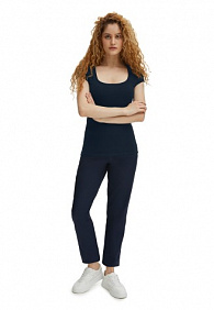 Топ, цвет синий