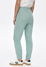 Брюки джогеры из пике, цвет фисташковый