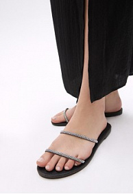 Юбка с запахом, цвет чёрный