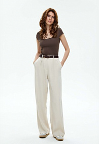 Топ, цвет шоколадный