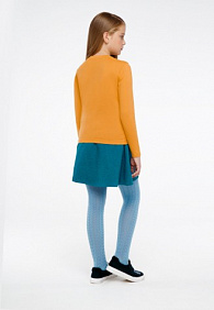 Трикотажная юбка для девочки, цвет «темная лазурь»