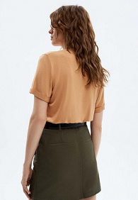 Женская футболка, цвет песочный