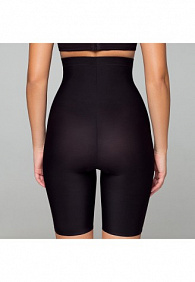 Шорты с завышенной талией черные