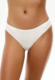 Бесшовные трусы танга, цвет слоновая кость