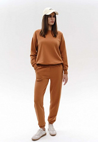 Свитшот из футера, цвет кэмел