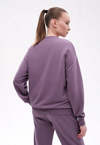 Свитшот из футера, цвет дымчато-пурпурный