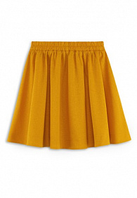 Юбка мини, цвет шафран