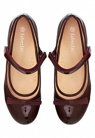 Туфли для девочек Isabel, бордовые