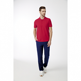 Трикотажное поло «Пике» для мужчины, цвет морской